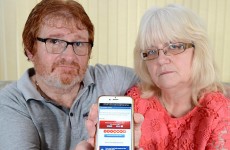 Edwina and David Nylan from Fleetwood, Lancs., See Ross Parry Copy RPYLOTTO : A couple have missed out on a #35 million lottery win - because of a GLITCH on the Lotto mobile app. Furious Edwina and David Nylan, 60, chose all six winning Lottery numbers but Camelot claims the online ticket purchase failed to go through. The pair say the mobile app shows they bought a ticket for the draw on December 23, and are "gutted" to not be seeing in the New Year as millionaires. 1 January 2016.